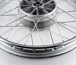 Wheel 19" x 1.85 complete - Chrome spokes (Jawa Sport) / Wheel 19" x 1.85 complete - Chrome spokes (Jawa Sport) /