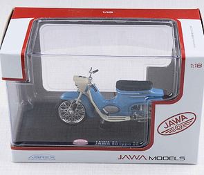 1:18 scale model Jawa 50 Pionyr type 20 - BLUE / 