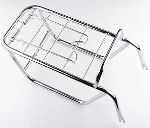 Rear carrier - chrome (Jawa 50 Babetta 210) / 