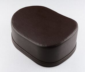 Seat - dark brown (leatherette) (Jawa 50 Pionyr 555) / 