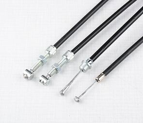 Bowden cable set with adjustment (Jawa 50 Pionyr 21 23) / 