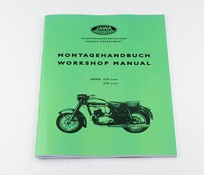 Workshop manual A4 EN-DE (Jawa 250 350 Kyvacka Panelka) / 