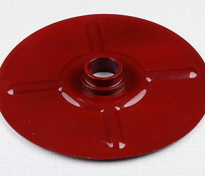 Cover of rear chain wheel - red (Jawa 250 350 Kyvacka) / 