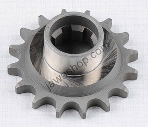 Drive sprocket - 15t with extension (Jawa 250 350 Kyvacka) / Drive sprocket - 15t with extension (Jawa 250 350 Kyvacka) /