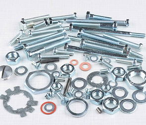 Engine bolt and nut pack  - 69pcs (Jawa 250 Panelka) / 