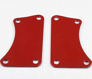 Engine bracket set - bent, painted (Jawa 250 350 Panelka) / 