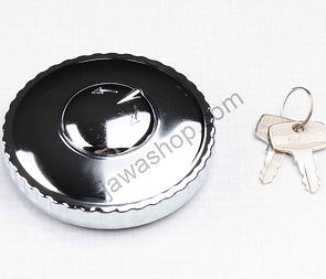 Fuel tank filler cap with lock (Jawa CZ 125 175 250 350) / 