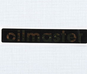 Sticker Oilmaster 120x20mm - paper (Jawa Californian) / 