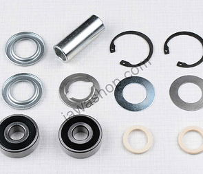 Wheel hub bearing set with spacer 56mm (Jawa 250 350 Kyvacka) / 