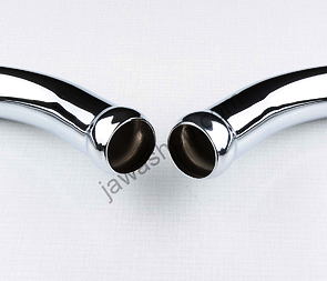 Exhaust pipe set - straight (Jawa 350 638) / 