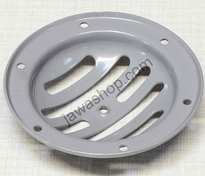 Electric horn cover - grey (Jawa 50 Pionyr) / 