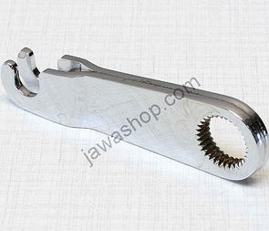 Brake arm lever - front, chrome (CZ 125 150 C) / 