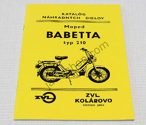 Spare parts catalog - A5, SK (Jawa 50 Babetta 210) / 