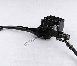 Front brake pump with lever and brake hose (Jawa 350 639 640) / 