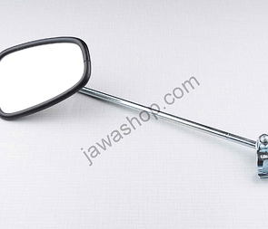 Rearview mirror with clamp - oval (Jawa 250 350 CZ 125 175) / 