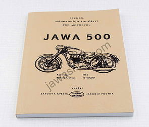 Spare parts catalog - A5, CZ (Jawa 500 OHC type 01) / 