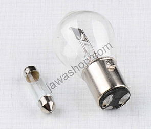 Bulb set 6V - 2pcs (Jawa 50 Pionyr 20 21 23) / 