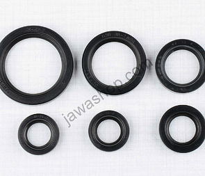 Sealing ring of engine - set, 6pcs (Jawa 50 Babetta 210) / 