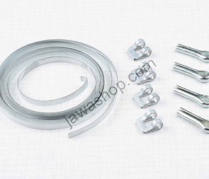 Clamp of front fork rubber sealing - set (Jawa 50 Pionyr) / 