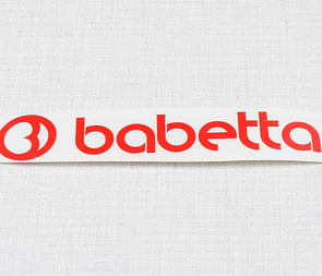 Sticker Babetta 135x25mm - red (Babetta) / 