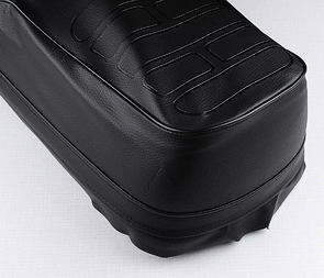 Seat cover black with black line (Jawa 350 634) / 