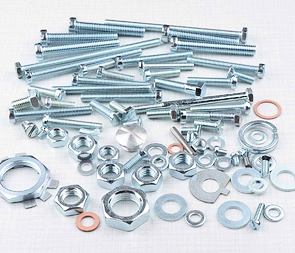 Engine bolt & nut pack (Jawa 250 Kyvacka) / 