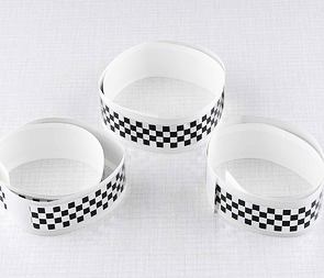 Checkered sticker 2cm x 120cm - SB (CZ 125 175 250 350) / 