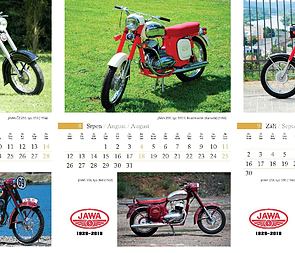 Calendar 2019 / 90th anniversary - wall 420x600mm (Jawa, CZ) / 