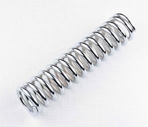 Spring of rear shock - chrome (Jawa CZ 125 175 250 350) / 