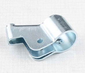 Lever bracket with thread - left, zinc (Jawa 50 Pionyr Babetta) / 