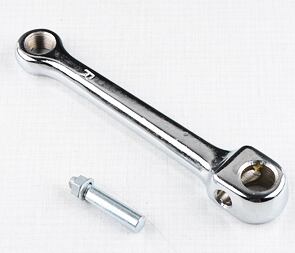 Pedal arm with wedge pin - Right (Jawa 50 Babetta 207 210) / 