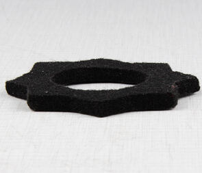 Felt pad of fuel tank filler cap - black (Jawa 50 Pionyr 23, S22) / 