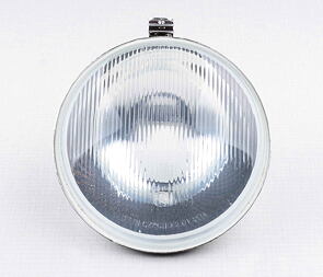 Parabolic reflector with glass lens (Jawa CZ 250 350 Panelka) / 