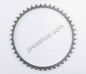 Rear chain wheel rim - 44t (Jawa 250 350 Perak, CZ) / 