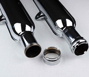 Exhaust silencer set (Jawa 250 350 Perak) / 