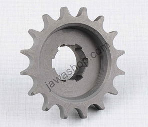 Drive sprocket - 15t with extension (Jawa 250 350 Kyvacka) / Drive sprocket - 15t with extension (Jawa 250 350 Kyvacka) /