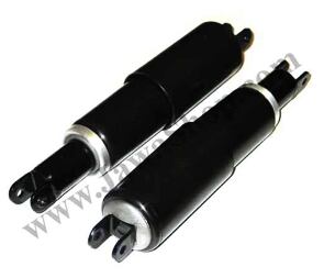 Rear shock set - black plastic covers (Jawa CZ 125 175 250 350 Kyvacka) / 