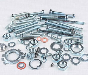 Engine bolt & nut pack (Jawa 250 Panelka) / 