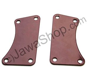 Engine bracket set - flat, painted (Jawa 250 350 Kyvacka) / 