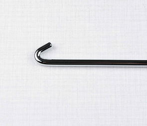 Rear brake bar 535mm - hook, chrome (Jawa 250 350 Perak) / 