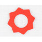 Felt pad of fuel tank filler cap - red (Jawa S11) / 
