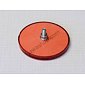 Circle reflector 62mm with bolt - red (Jawa CZ 125 175 250 350) / 