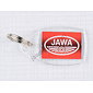 Key ring Jawa logo plastic / 