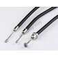 Throttle valve bowden cable set - oilmaster (Jawa 350 640) / 