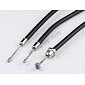 Throttle valve bowden cable set - oilmaster (Jawa 640) / 