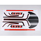 Sticker set Cezet 350 - black / red (CZ 472) / 