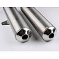 End part of double chamber exhaust silencer L+R set (Jawa 350 640) / 