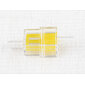Fuel filter square 5/6mm - yellow (Jawa CZ Simson) / 