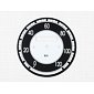 Speedometer plate 120kmh - black (Jawa 250 Kyvacka) / 