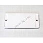 Square reflector 113x56mm with holes - yellow (Jawa CZ Simson) / 